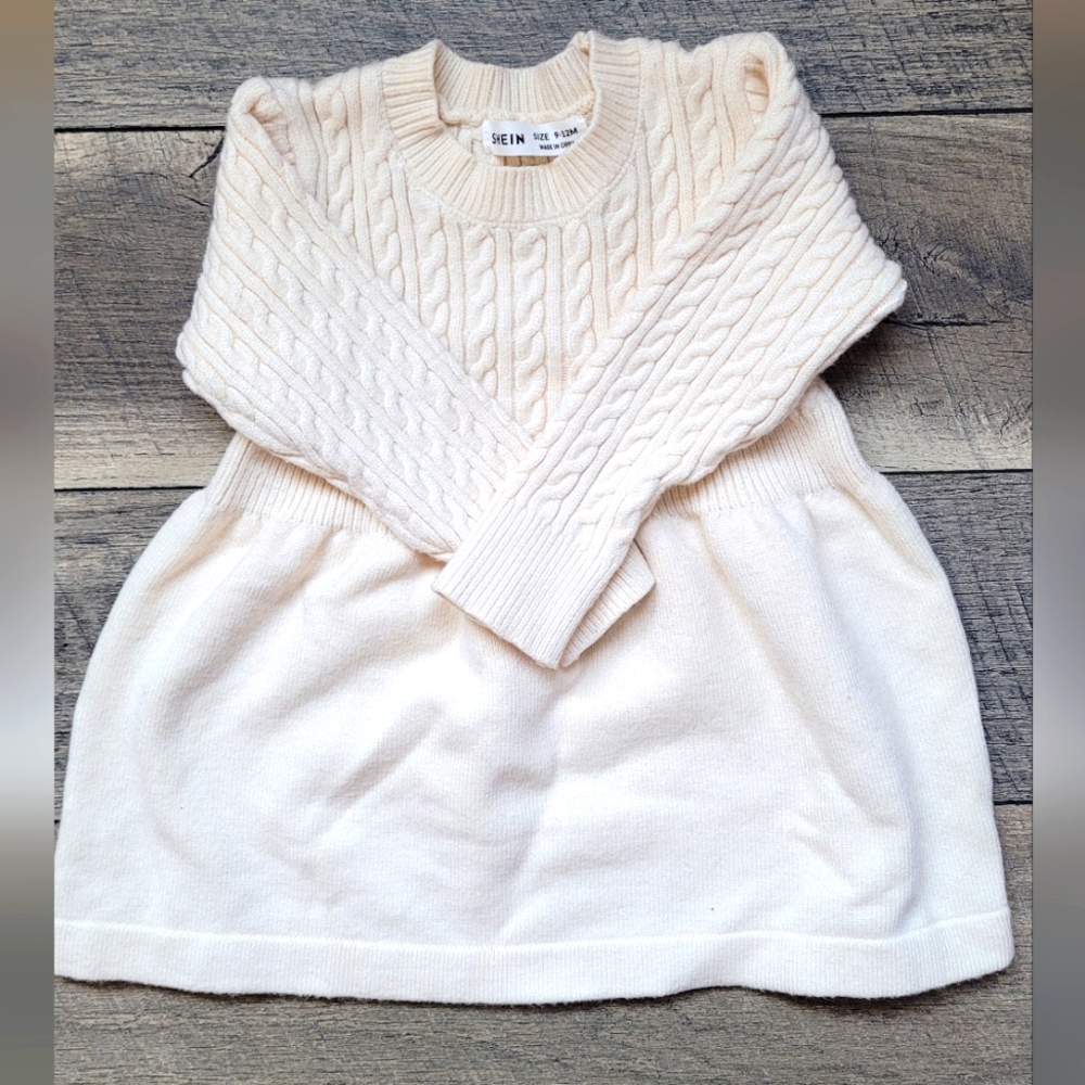 NWOT baby girl sweater dress
